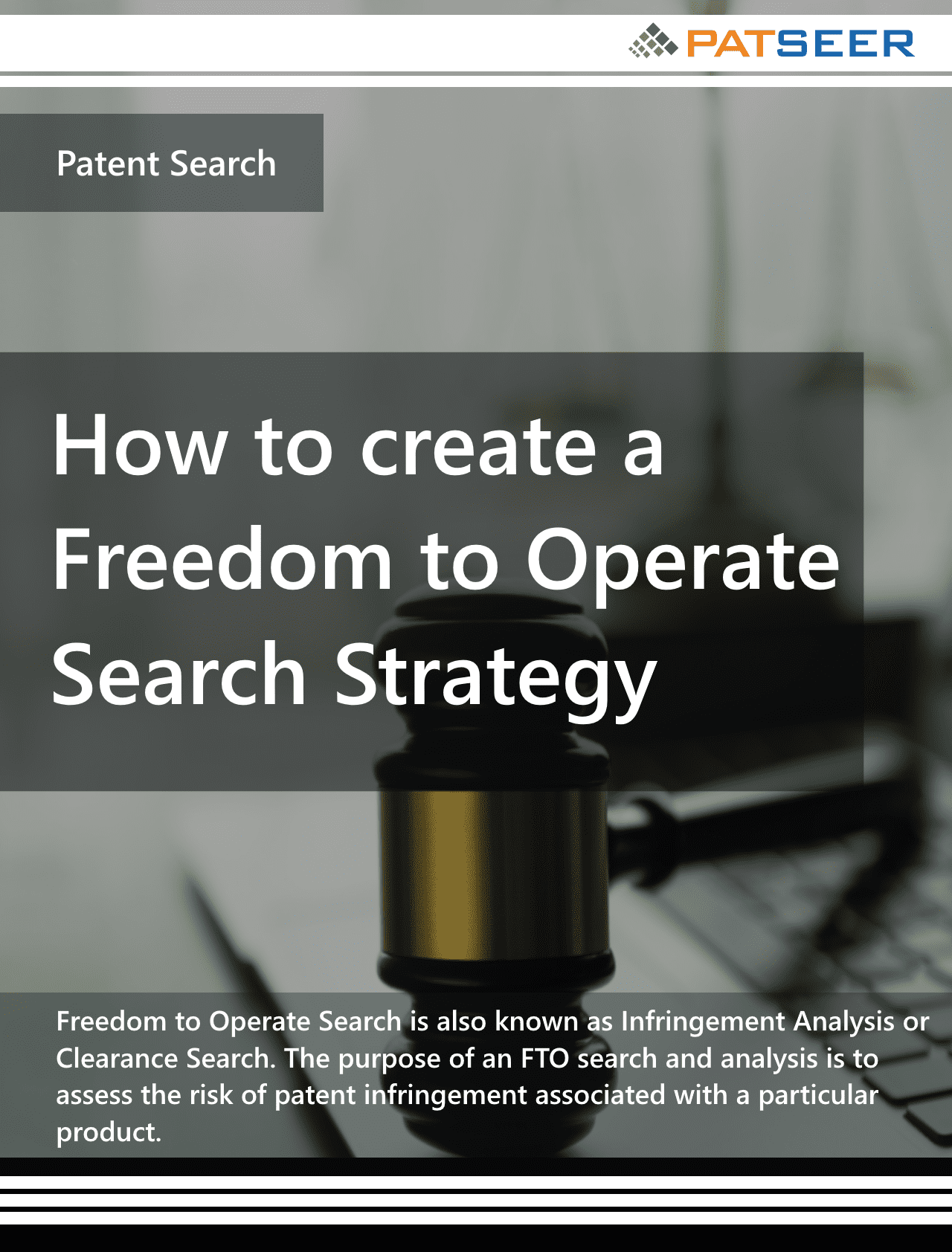 Freedom to Operate Search Strategy