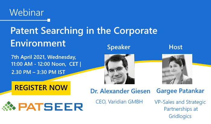 webinar on Patent Searching in the Corporate Environment