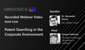 [Recorded Webinar Video now Live] – Patent Searching in the Corporate Environment