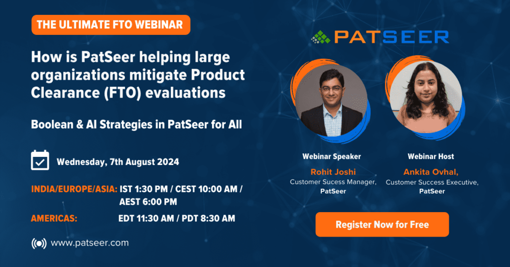 How is PatSeer helping large organizations mitigate Product Clearance (FTO) evaluations